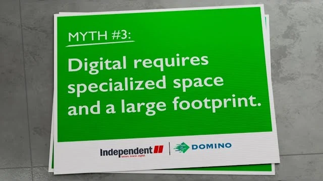 Digital requires specialized space and a large footprint